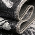thumbnail image 5 of Unique Loom Timeless Collection Area Rug - Thomas (2' 6" x 12' Runner Black and White/Gray), 5 of 12