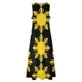thumbnail image 4 of Filipino Sun Long Dress bandage dress Beachwear Dress, 4 of 7