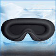 thumbnail image 1 of Máscara de ojos para dormir de seda de hielo 3D, fresca, transpirable, no caliente, con espuma viscoelástica y rebote, máscara de ojos con nariz integrada, 1 of 5