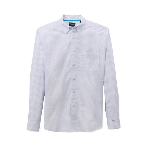 Wrangler Mens Cody Johnson White Print Shirt