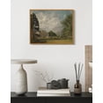 thumbnail image 5 of Drsoum Vintage French Architecture Wall Art 11x14in Natural Framed Rustic Retro Building Prints Classic Decorations for Living Room Bedroom, 5 of 6