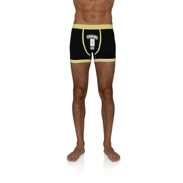 Fun Boxers - Fun Mens Boxers Crotch Print Boxer Shorts Briefs Underwear
