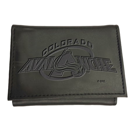 Black Colorado Avalanche Hybrid Tri-Fold Wallet