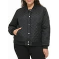 thumbnail image 2 of Levi’s Women’s Diamond Quilted Bomber Jacket, Black, X-Large, 2 of 5