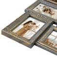 thumbnail image 7 of Vintage 18x25 Photo Frame - 12 Openings for 6x4 Photos - Rusted Gold Edge - Wall Hanging - Gallery Collection Style, 7 of 7