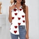 thumbnail image 4 of TaTaai Lapel Printed Blouse Breathable Wrinkle-Resistant Women's Fashion Sleeveless Short Sleeve Button Loose Summer Casual Office Top Gift, 4 of 6