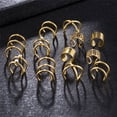 thumbnail image 4 of Whigetiy Cartilage Clip On Wrap Earrings Non-Piercing Adjustable Ear Cuff for Men Women, 4 of 14