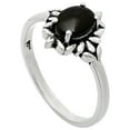 thumbnail image 3 of Black Onyx 925 Sterling Silver Ring s.6 Jewelry R-1721 AGR1013_E_6, 3 of 6
