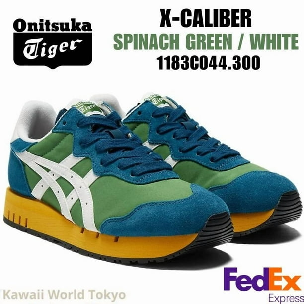 Onitsuka Tiger X-CALIBER SPINACH GREEN/WHITE 1183C044 300 UNISEX NEW!! Japan F/S
