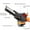 black, variant on Professional Butane Kitchen Torch, Adjustable Flame Culinary Blow Torch with Safety Lock & Piezo Ignition, for Creme Brulee, Baking, BBQ & DIY Projects, 7.87x5.43x1.77in