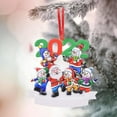 thumbnail image 3 of kiskick Santa Snowman Pendant with Rope: Gift-Giving Resin Personalized Cartoon 2022 Xmas Ornaments for Festival and Festive Charm, 3 of 8