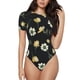 thumbnail image 1 of Balery Daisy Body de cuello redondo de manga corta para mujer Tops de manga corta Tops básicos-Large, 1 of 7
