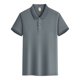 thumbnail image 5 of pstuiky camiseta de hombre, Blusa de manga corta con cuello vuelto, transpirable, con botones y color liso para hombre camisetas de hombre xxl, 5 of 6