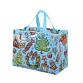 thumbnail image 4 of Mbvtdt Christmas Tote Treat Non-Woven Gift Bags with Handles,Non-Woven Large Christmas Bags for Treat Gifts Wrapping Shopping,Xmas Party Supplies,12.6 * 9.8 * 6.7" Reusable Extra Large Gift Bags, 4 of 9