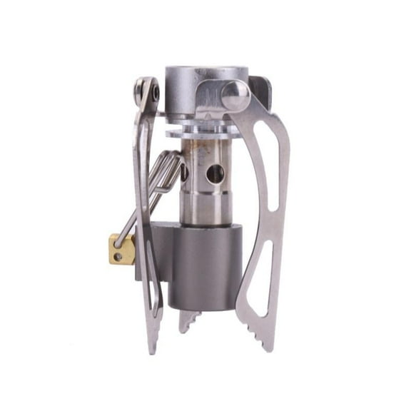 Camping Stove Travel Stove with Piezo Ignition Portable Fuel Burner for Outdoor Camping Hiking Cooking