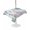 White, variant on Outdoor Tablecloth with Umbrella Hole for Patio/Picnic/Party/Camping, Blue Coastal Turtle Waterproof Table Cloth Rectangle Table Cover Washable, Beach Nautical Ocean Coral Seahorse (60"x 120")