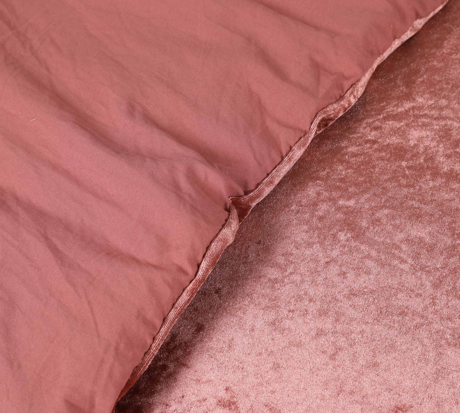 Ensemble de housse de duvet en velours froissé de couleur unie de Swift Home