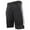 vw0012.Black, variant on Ma Croix Mens Short Sleeve Longline Hoodie and Shorts Lightweight Activewear