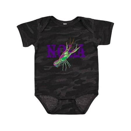 

Inktastic NOLA Mardi Gras Crayfish in Purple Gift Baby Boy or Baby Girl Bodysuit