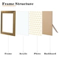 thumbnail image 7 of 5x7 Picture Frame - Gold Vintage Frames for Tabletop or Wall Hanging, 7 of 7
