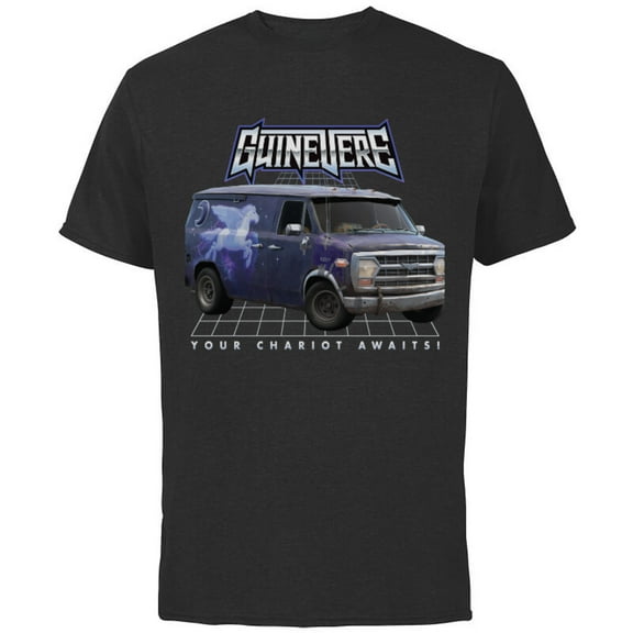 Disney PIXAR Onward Guinevere Chariot Awaits T-Shirt - Short Sleeve Cotton T-Shirt for Adults - Customized-Black