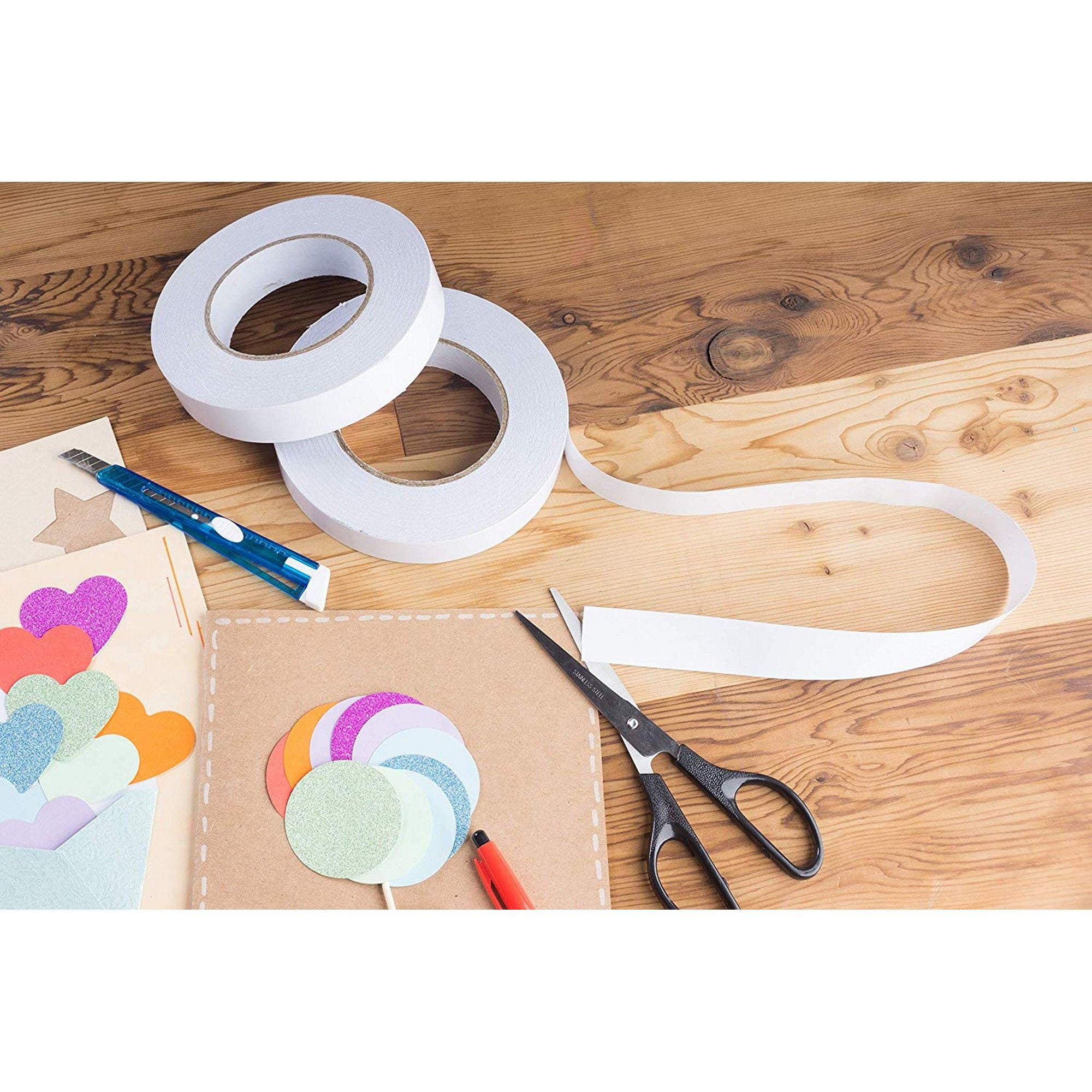 Double Sided Tape 2 Pack Self Adhesive Tapes For Diy Craft Scrapbooks Home And Office Stationery Supplies 54 68 Yards X 1 Inch Each Walmart Canada Double Sided Tape 2 Pack Self Adhesive Tapes For Diy Craft Scrapbooks Home And Office Stationery Supplies 54 68 Yards X 1 Inch Each Walmart Canada