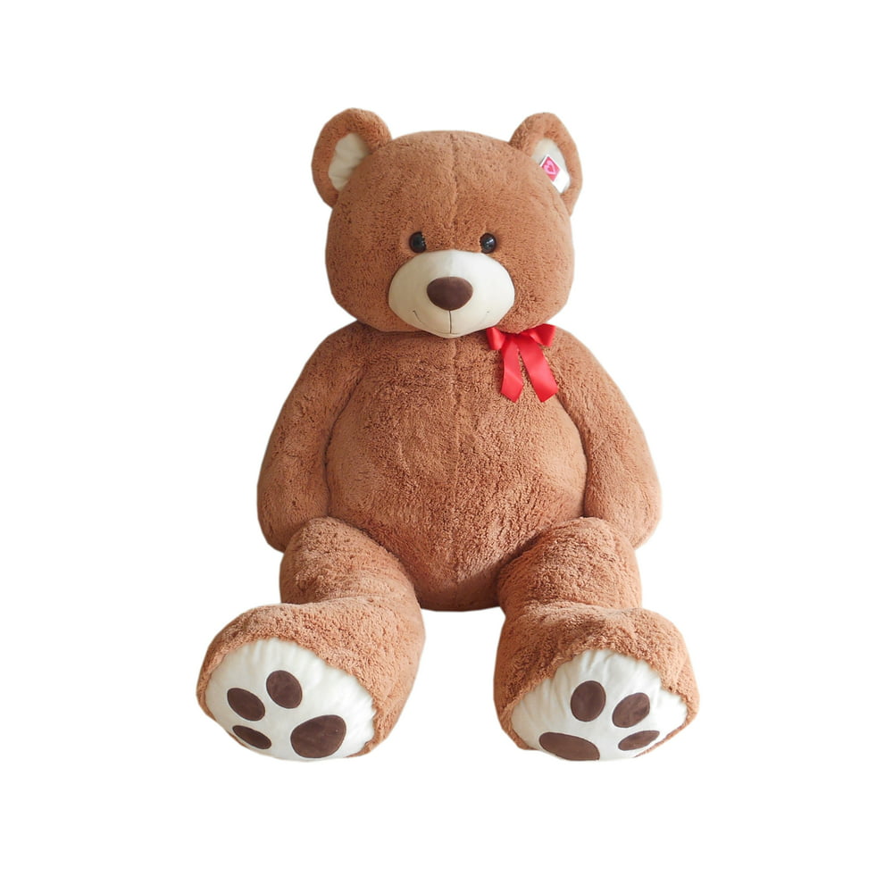 Way to Celebrate Valentine's Day Jumbo Plush, Tan Bear