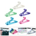 thumbnail image 1 of OULII 50Pcs Adorable Design White Plastic Hangers for Baby Clothes Hangers, 1 of 8