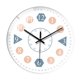 thumbnail image 5 of Reloj de pared silencioso para estudiantes, reloj colgante de pared, reloj de aprendizaje sin tictac de 8 pulgadas, reloj de enseñanza para aula, dorm Borde B, 5 of 10