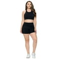 thumbnail image 4 of Women's Triple Threat Activewear Sports Bra - Black, XL, 4 of 5