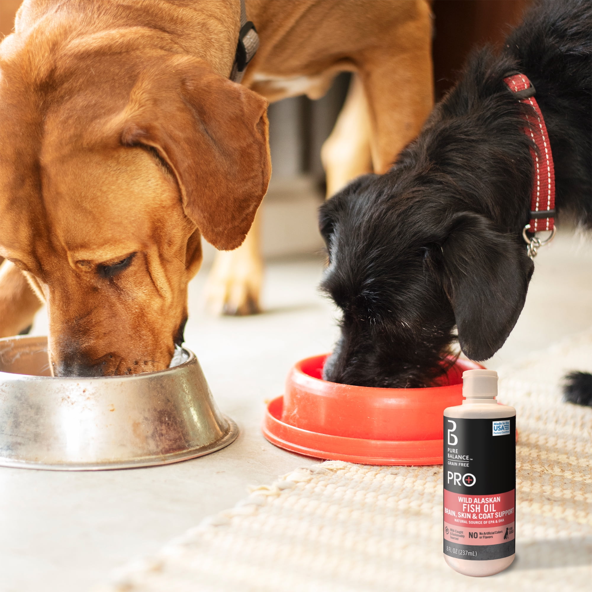 (12 pack) Pure Balance Pro+ Wild Caught Alaskan Fish Oil Supplement for Dogs, 8 fl oz