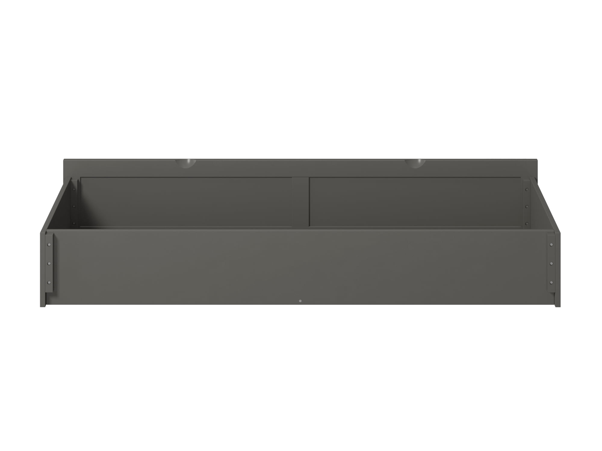AFI Under Bed Foot Drawer Storage Drawer for Platform Beds, Queen, Grey