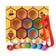thumbnail image 1 of Montessori Educativo Industrioso Pequeñas Abejas Juguetes De Madera Para Niños Juguetes Interactivos Tablero De Juego De Colmena Para Niños Juguetes Divertidos Minnieouse FN002296-00, 1 of 6