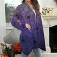 thumbnail image 5 of JSheng Women's Halloween Cardigan Tops Ladies Casual Long Sleeve Festival Printed Comfy Cardigans Coat, 5 of 5