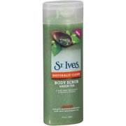 St. Ives Naturally Clear Green Tea Body Scrub, 9 oz