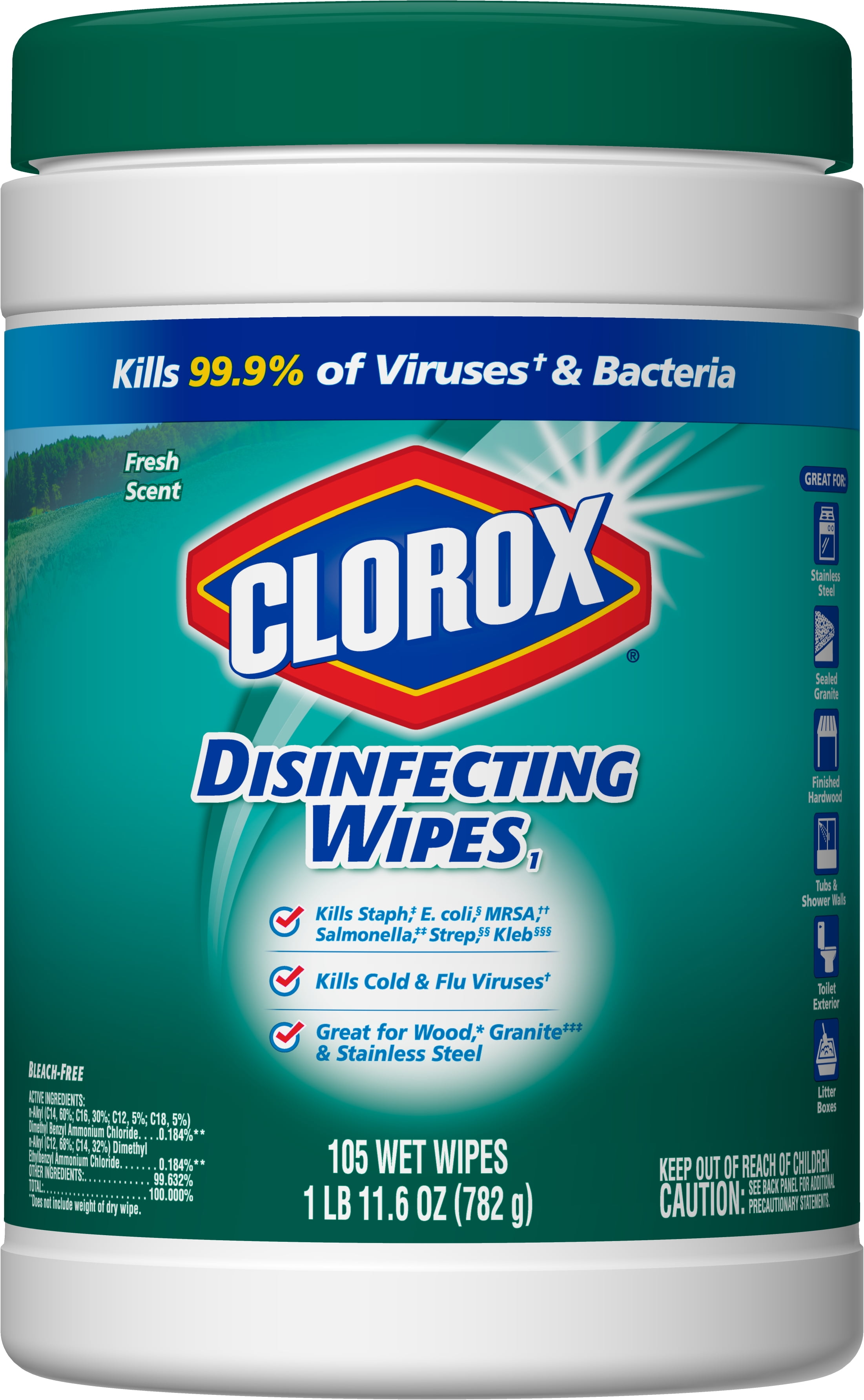 Clorox Disinfecting Wipes Bleach Free Cleaning Wipes Fresh Scent