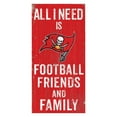 thumbnail image 2 of Fan Creations NFL All I Need Is Football Family and Friends Sign Wall Art, 2 of 2