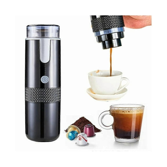 Portable Electric Drip Coffee Maker Cordless Automatic Coffee Machine for K-Cup Capsule Pods and Ground Coffee PK