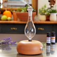 thumbnail image 3 of 25ML Solid Wood Glass Automatic Aroma Diffuser Silent Essential Oil Atomizing Air Humidifier for Bedroom Office A, 3 of 6