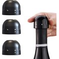thumbnail image 1 of 3 paquetes de tapones para champán, tapones de silicona reutilizables para botellas de vino, tapones de vacío para cerveza, champán, alcohol, vino espumoso, 1 of 5