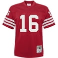 thumbnail image 2 of Toddler Mitchell & Ness Joe Montana Scarlet San Francisco 49ers 1990 Retired Legacy Jersey, 2 of 3