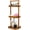 3 tier Large, variant on Teak Wood Shower Caddy Corner, 2 Tier Bathroom Organizer Countertop, Standing Shower Rack with Handle, Stand Up Shower Basket for Shampoo, Shelf Rack for Inside Shower, Kitchen Desktop
