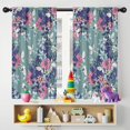 thumbnail image 5 of Blackout Kids Curtains,Pioneer Flower Floral Print Pattern Childrens Insulated Curtains Set Of 2,Bedroom Essentials,Toddler Room Decor 42"x54", 5 of 5