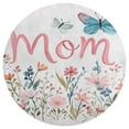 thumbnail image 3 of Happy Mother's Day Round Small Area Rug, Print Non Slip Washable Floor Mat, Soft Throw Rug for Living Room, Powder Room Entryway, Bathroom, Bedside, 3 of 6