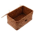 thumbnail image 4 of CNKOO 1Pc Seaweed Storage Box Seagrass Storage Case Handmade Woven Basket with Lid, 4 of 6
