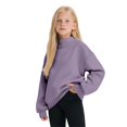 thumbnail image 2 of shoper Girls Multipack Long Sleeve Sweatshirts Fleece Lined Crewneck Children's Fashion Pullover Kids Back To School Clothes, 2 of 6
