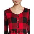 thumbnail image 4 of Nine.Eight Women's Button-Down Skater Dress, Sizes XS-3XL, 4 of 6
