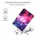 thumbnail image 3 of Allytech Flip Case for iPad 10.2" 2019, PU Leather Slim Fit Folio Stand Shockproof Smart Cover Auto Sleep Wake Protective Anti-Scratch TPU Back Cover Case for Apple iPad 7th Generation,Galaxy, 3 of 8