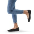 thumbnail image 4 of Rexoro Women's Flats Shoes Round Toe Breathable Knit Shoes Comfortable Slip on Casual Ballet Flats, 4 of 7