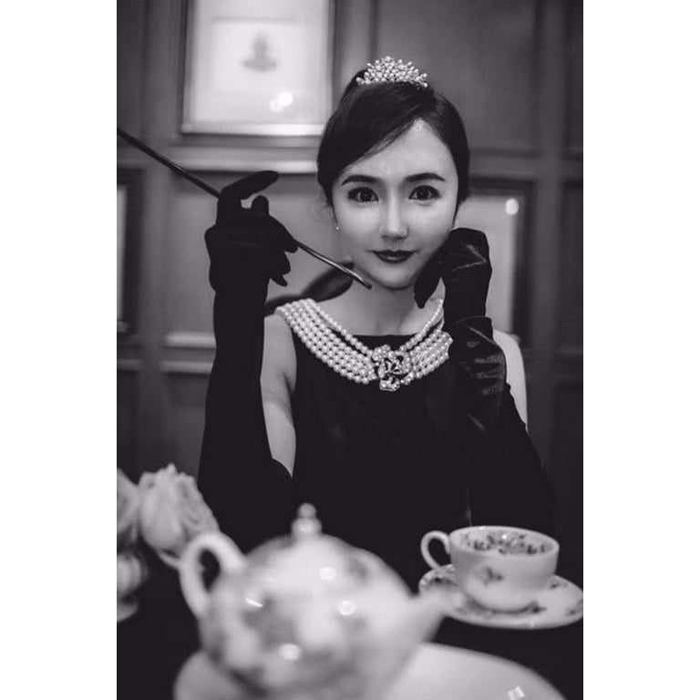 black sequin dress zara Orchid Necklace  White Rhodium